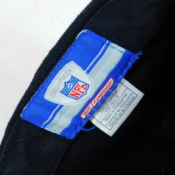 Vintage Y2K Reebok New England Patriots 2003 AFC Champions Hat Adjustable - Picture 8 of 8